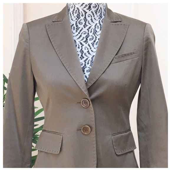 BCBG MAXAZRIA Cotton Blend Blazer, XS - Picture 3 of 7